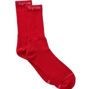 Supreme®/Hanes® Crew Socks (1 pair) New
